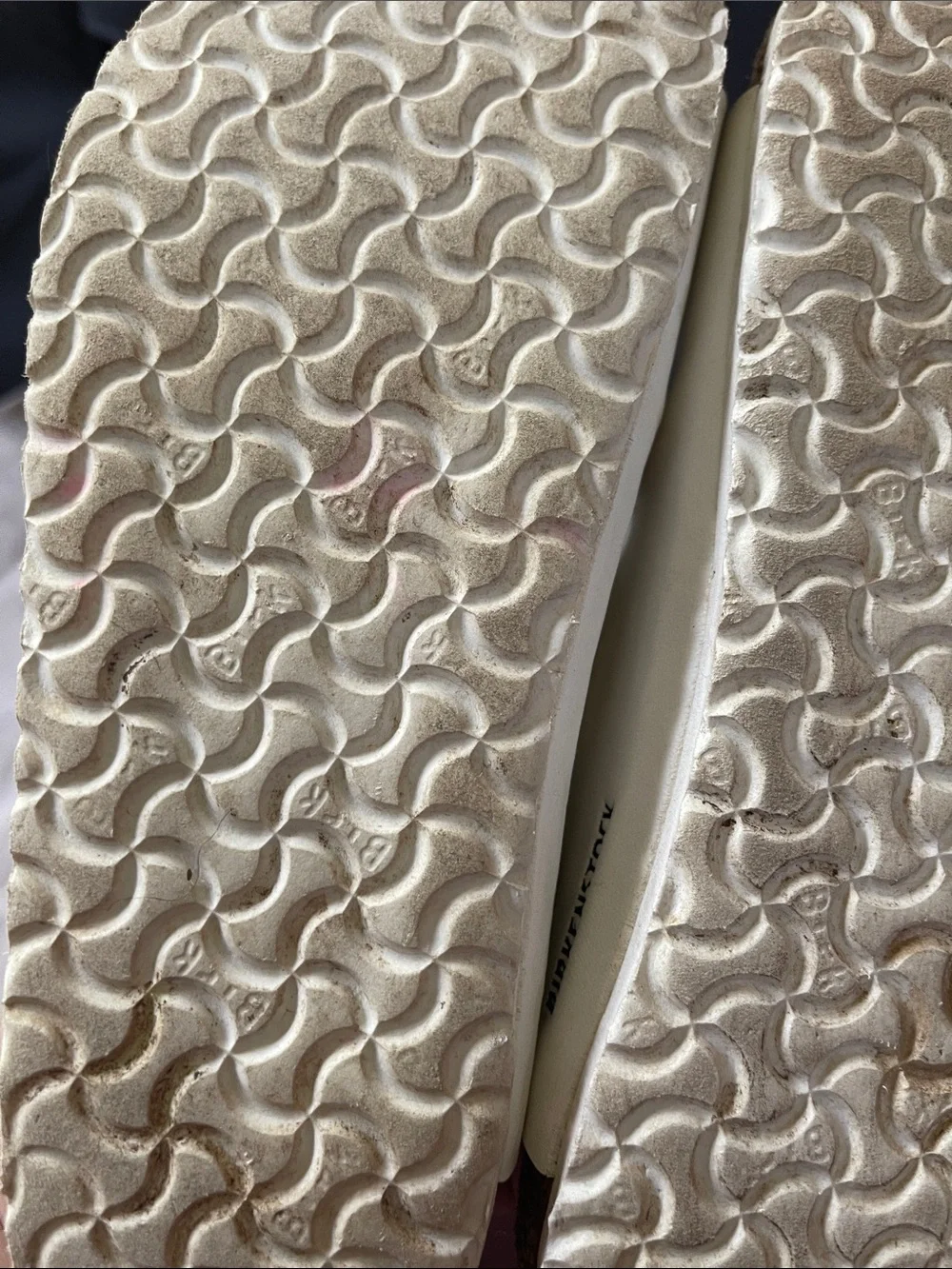 Birkenstock Kids White Arizona Two-Strap Sandal with Silver Buckles size 33